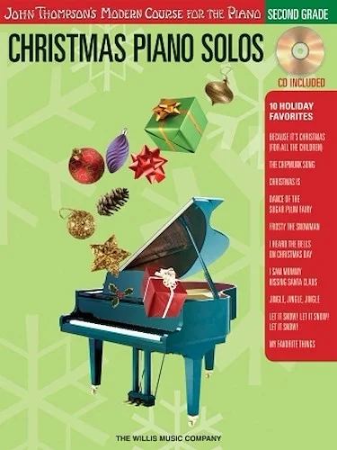 Christmas Piano Solos - Second Grade (Book/CD Pack)