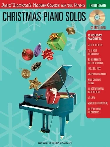Christmas Piano Solos - Third Grade (Book/CD Pack)