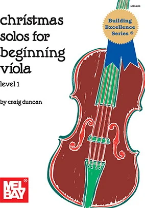 Christmas Solos for Beginning Viola<br>Level 1