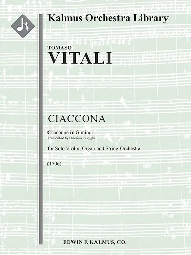 Ciaccona (Chaconne in G minor)<br>