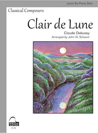 Clair de Lune: Schaum Level Six Piano Solo