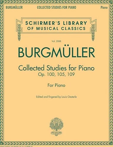 Collected Studies for Piano - Op. 100, 105, 109