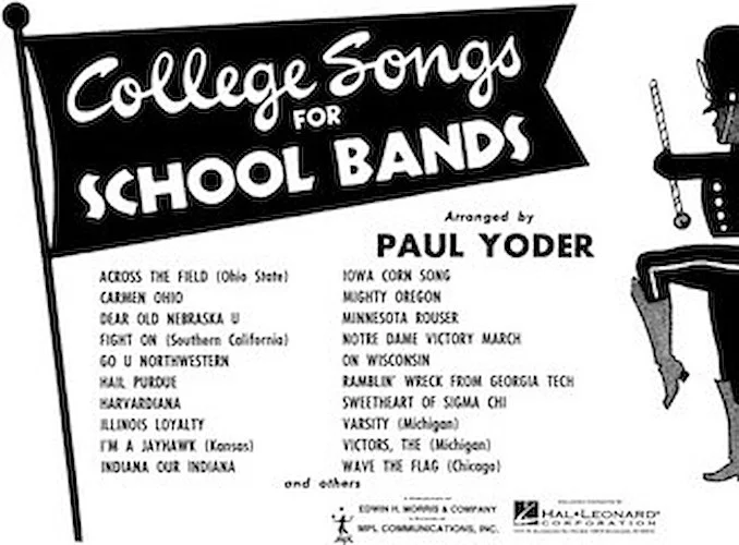 College Songs for School Bands - 1st Bb Clarinet