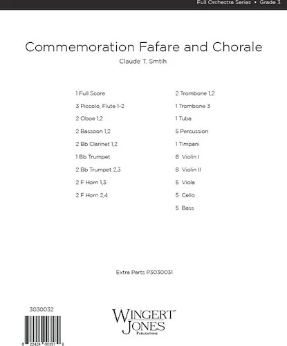 Commemoration Fanfare and Chorale