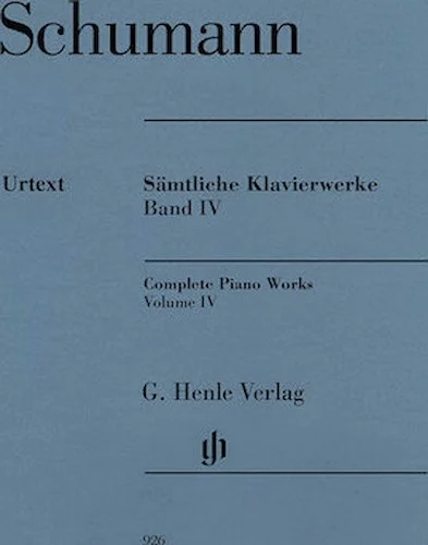 Complete Piano Works - Volume 4