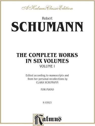 Complete Works, Volume I