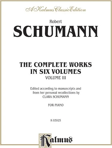 Complete Works, Volume III