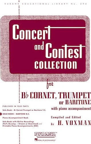 Concert and Contest Collection - Solo Book Only - Baritone B.C.