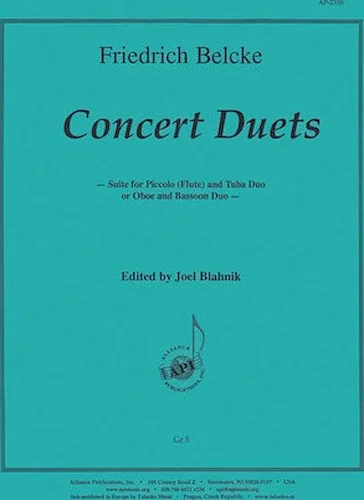 Concert Duets For Piccolo & Tuba Or Oboe & Bassoon