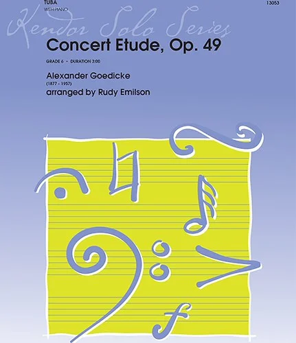 Concert Etude, Op. 49