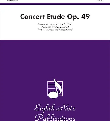 Concert Etude, Opus 49: Solo Trumpet and Concert Band