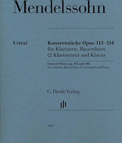 Concert Pieces Op. 113 and 114