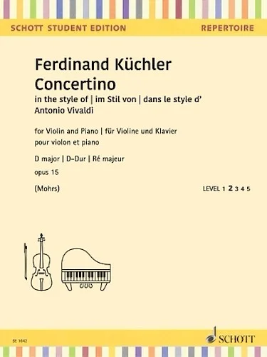Concertino in D Minor, Op. 15 - Violin and Piano