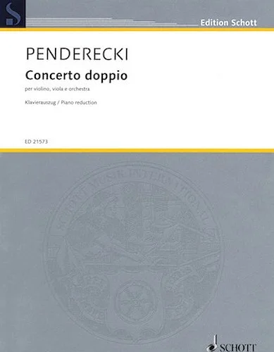 Concerto Doppio - Violin, Viola, and Orchestra - Piano Reduction