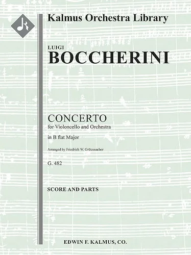 Concerto for Cello in B flat, G. 482<br>