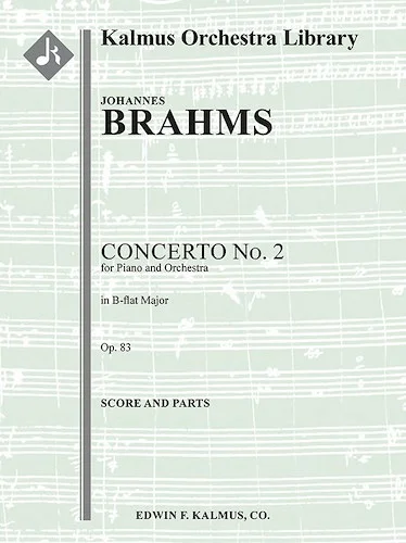 Concerto for Piano No. 2 in B-flat, Op. 83<br>