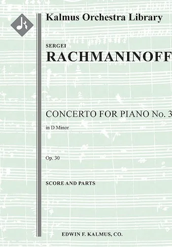 Concerto for Piano No. 3 in D minor, Op. 30