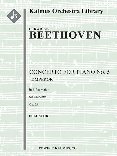 Concerto for Piano No. 5 in E-flat, Op. 73 'Emperor'<br>