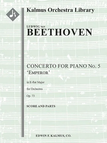 Concerto for Piano No. 5 in E-flat, Op. 73 'Emperor'<br>