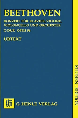 Concerto for Piano, Violin, Violoncello, and Orchestra C Major Op. 56