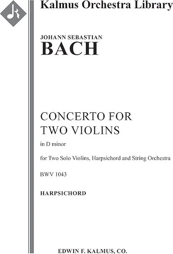 Concerto for Two Violins in D minor, BWV 1043