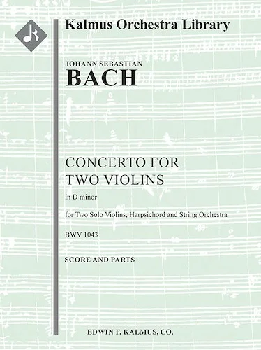 Concerto for Two Violins in D minor, BWV 1043<br>