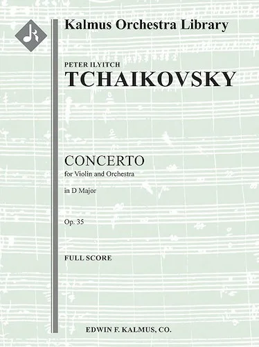 Concerto for Violin in D, Op. 35<br>