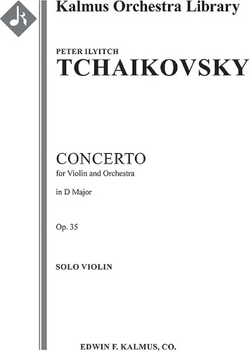 Concerto for Violin in D, Op. 35<br>