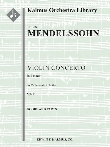 Concerto for Violin in E minor, Op. 64<br>