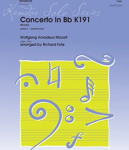 Concerto In Bb K 191 (Rondo) - (Rondo)