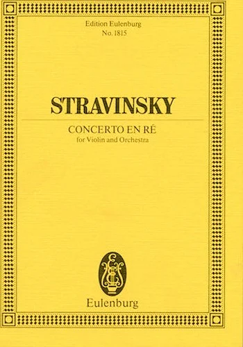 Concerto in D - for Violin and Orchestra