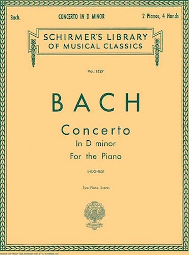 Concerto in D Minor (2-piano score)