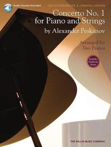 Concerto No. 1 for Piano and Strings - Arranged for Two Pianos
