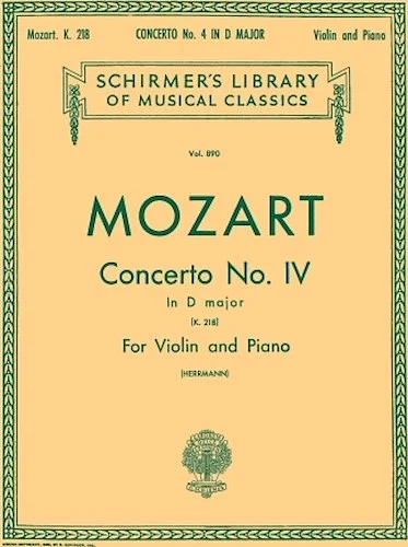 Concerto No. 4 in D Major, K.218