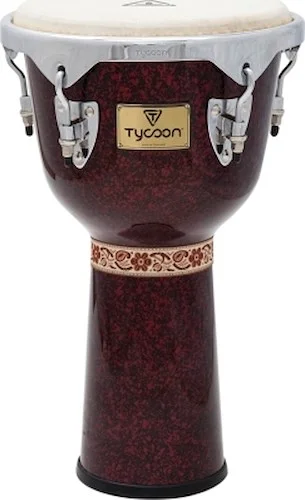 Concerto Series Red Pearl Finish Djembe