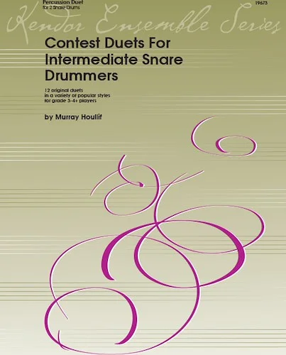 Contest Duets For Intermediate Snare Drummers