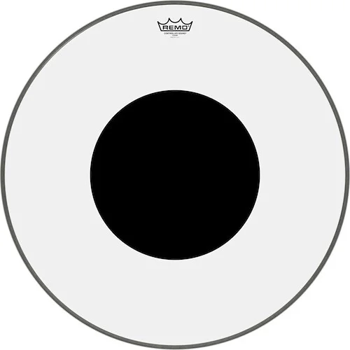 Controlled Sound® Clear Black Dot™ Bass Drumhead - Top Black Dot™, 26"