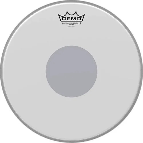 Controlled Sound® X Coated Black Dot™ Snare Drumhead - Bottom Black Dot™, 13"