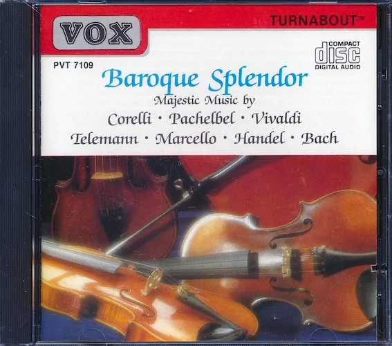 Corelli, Pachelbel, Vivaldi, Telemann, Marcello, Handel, Bach - Baroque Splendor (marked/ltd stock)