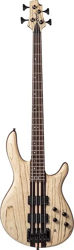 Cort A4ULTRAENB Artisan Series A4 Ultra Ash Bass Guitar. Etched Natural Black