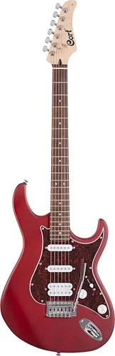 Cort G110OPBC G Series Double Cutaway Electric Guitar. Open Pore Black Cherry