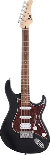Cort G110OPBK G Series Double Cutaway Electric Guitar. Open Pore Black
