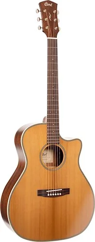 Cort GA4NSG Essence Series ES-GA4 Auditorium Acoustic Electric Guitar. Natural Semi Gloss
