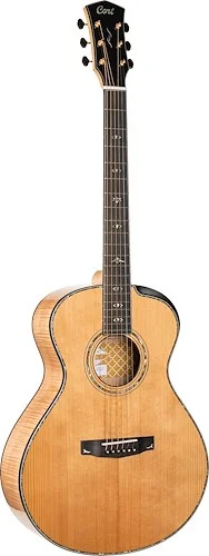 Cort GOLDPASSION Gold Series Gold Passion Acoustic-Electric Guitar. Natural Glossy