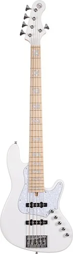 Cort NJS5WHT Elrick NJS-5 (5-String) Bass Guitar. White