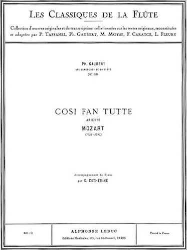 Cosi Fan Tutte - Classiques No. 39 - Ariette
