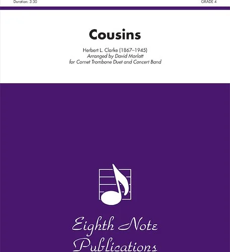 Cousins: Cornet and Trombone Duet and Concert Band