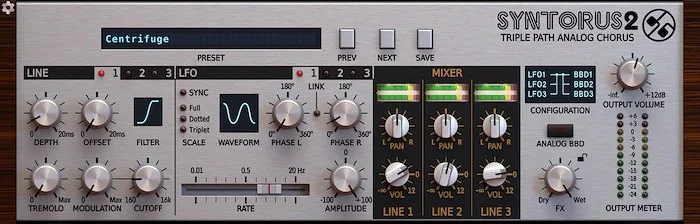 D16 Syntorus 2 (Download) <br>Evocative, characterful sound through painstakingly accurate modelling of a high quality analog BBD 