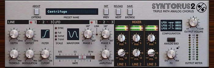 D16 Syntorus 2 (Download) <br>Evocative, characterful sound through painstakingly accurate modelling of a high quality analog BBD 
