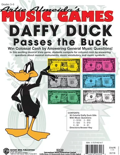 Daffy Duck Passes the Buck: Win Colossal Cash by Answering General Music Questions!